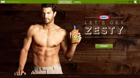 Zesty brand asset featured on adsspot.me