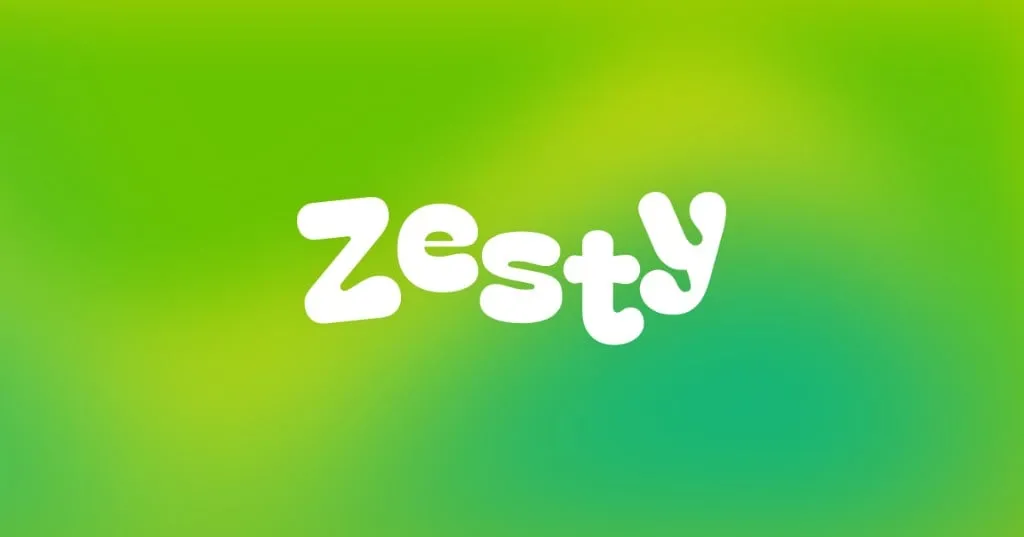 Zesty brand asset featured on zesty.com
