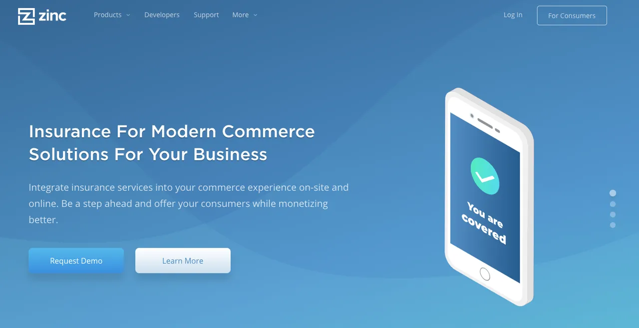 Zinc Platform brand asset featured on coverager.com