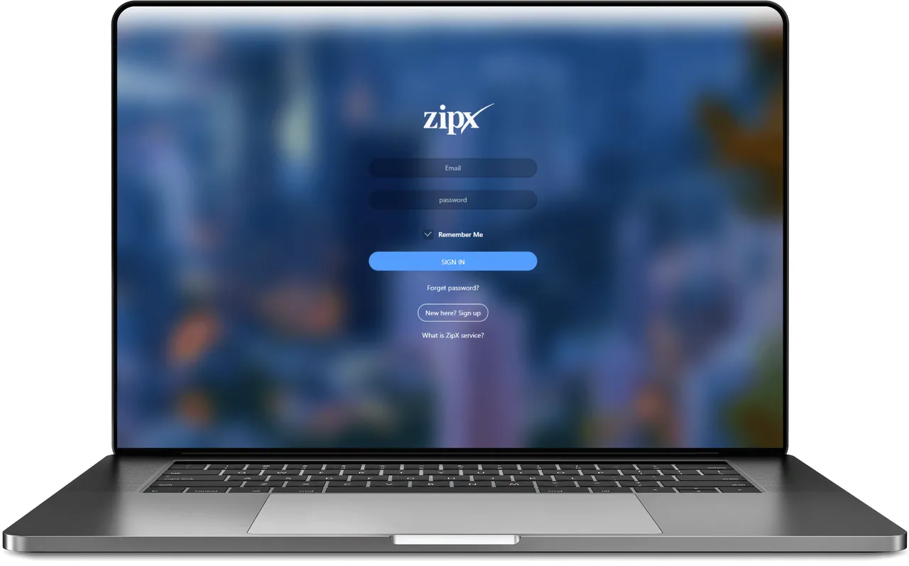 ZipX brand asset featured on business.zipx.com