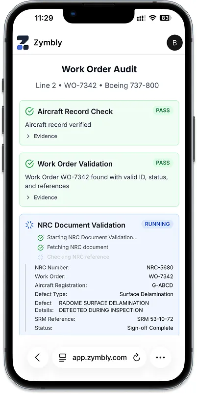 Zymbly brand asset featured on aviationweek.com
