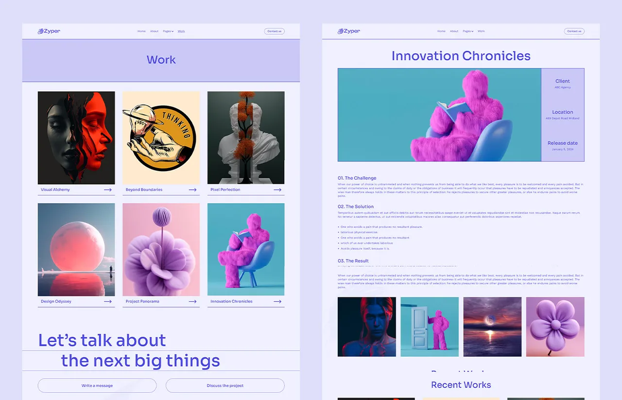 Zyper brand asset featured on webestica.com